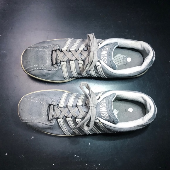 KSwiss Suede Locarno Charcoal/Birch Men's 9 - Picture 5 of 5